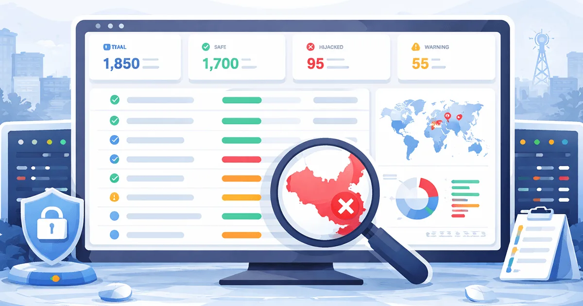 针对中国互联网的域名污染劫持检测平台，支持API